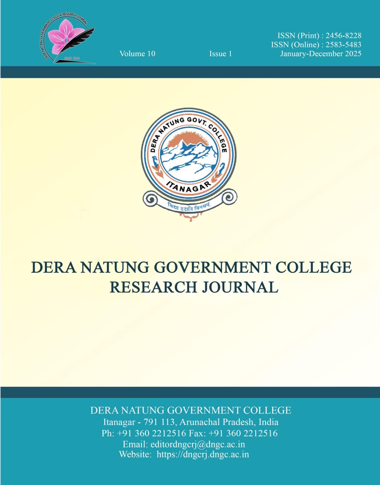 					View Vol. 10 No. 1 (2025)
				