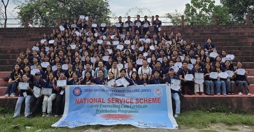 NSS: CAREER COUNSELLING CUM CERTIFICATE DISTRIBUTION PROGRAMME